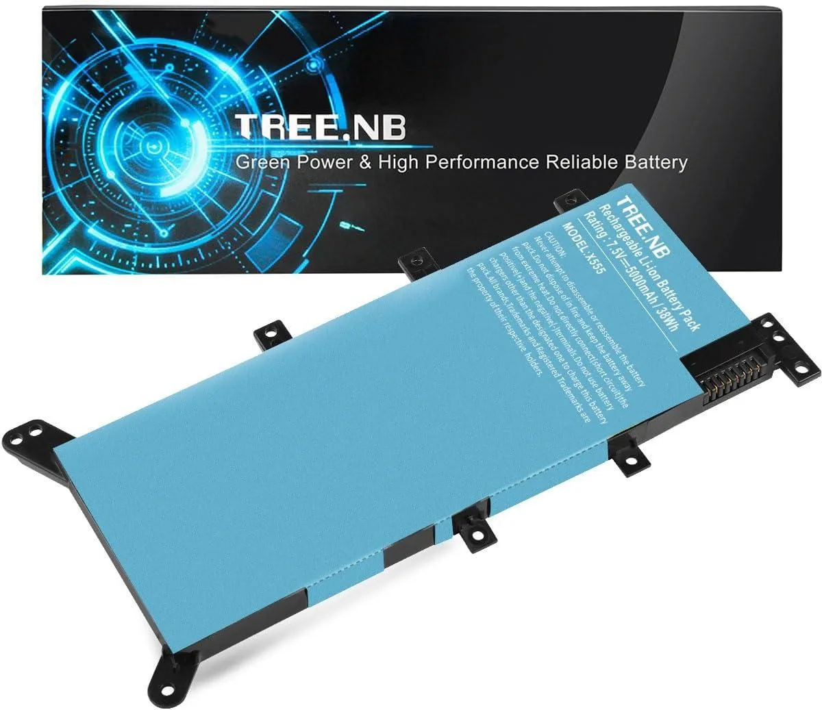 PISKEKAT PISKEKAT C21N1347 5000mAh 7.4V 3-Cell Laptop Battery for Asus X555 Series — product photo
