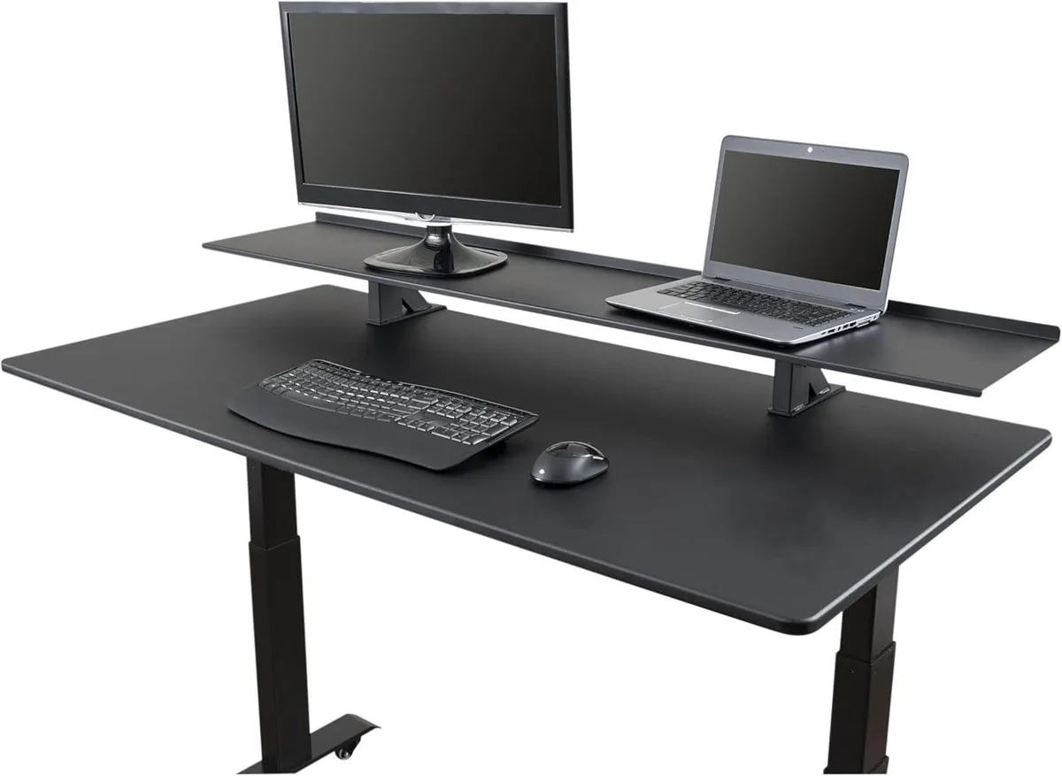 PISKEKAT PISKEKAT 59" Clamp-On Adjustable Desk Shelf 60 lb — product photo