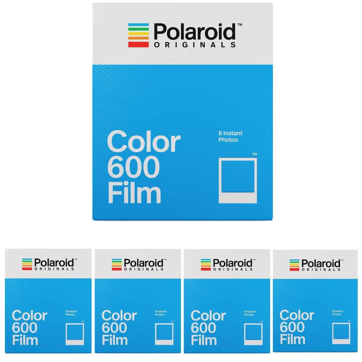 The Impossible Project The Impossible Project Polaroid Originals Color 600 Film 5-Pack camera accessory — product photo