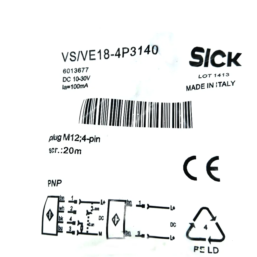 Sick Sick VS/VE18-4P3140 Through-beam photoelectric sensor PNP — product photo