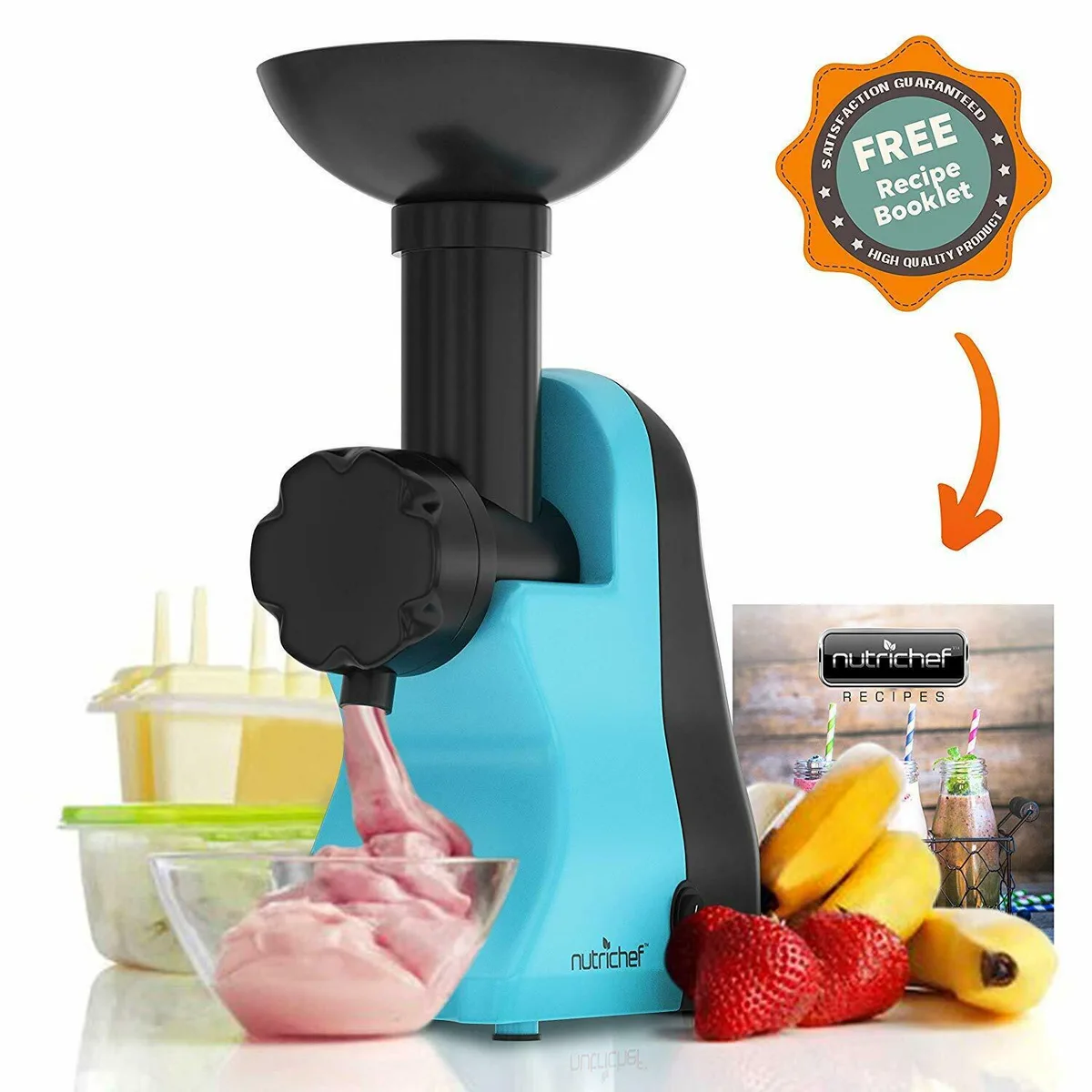 NutriChef USA NutriChef USA NCIM30 Ice Cream Maker 150W 120V — product photo