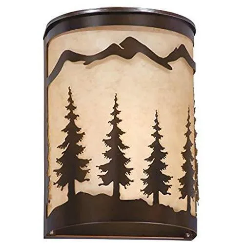 Vaxcel Vaxcel Yosemite 8" Wall Sconce Burnished Bronze — product photo