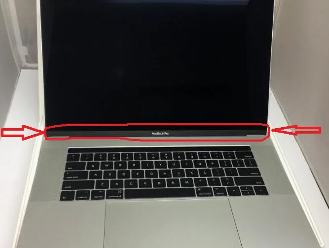 lcd4laptop lcd4laptop A1706 A1708 LCD front bezel logo glass cover for MacBook Pro 13 2016 2017 accessory — product photo