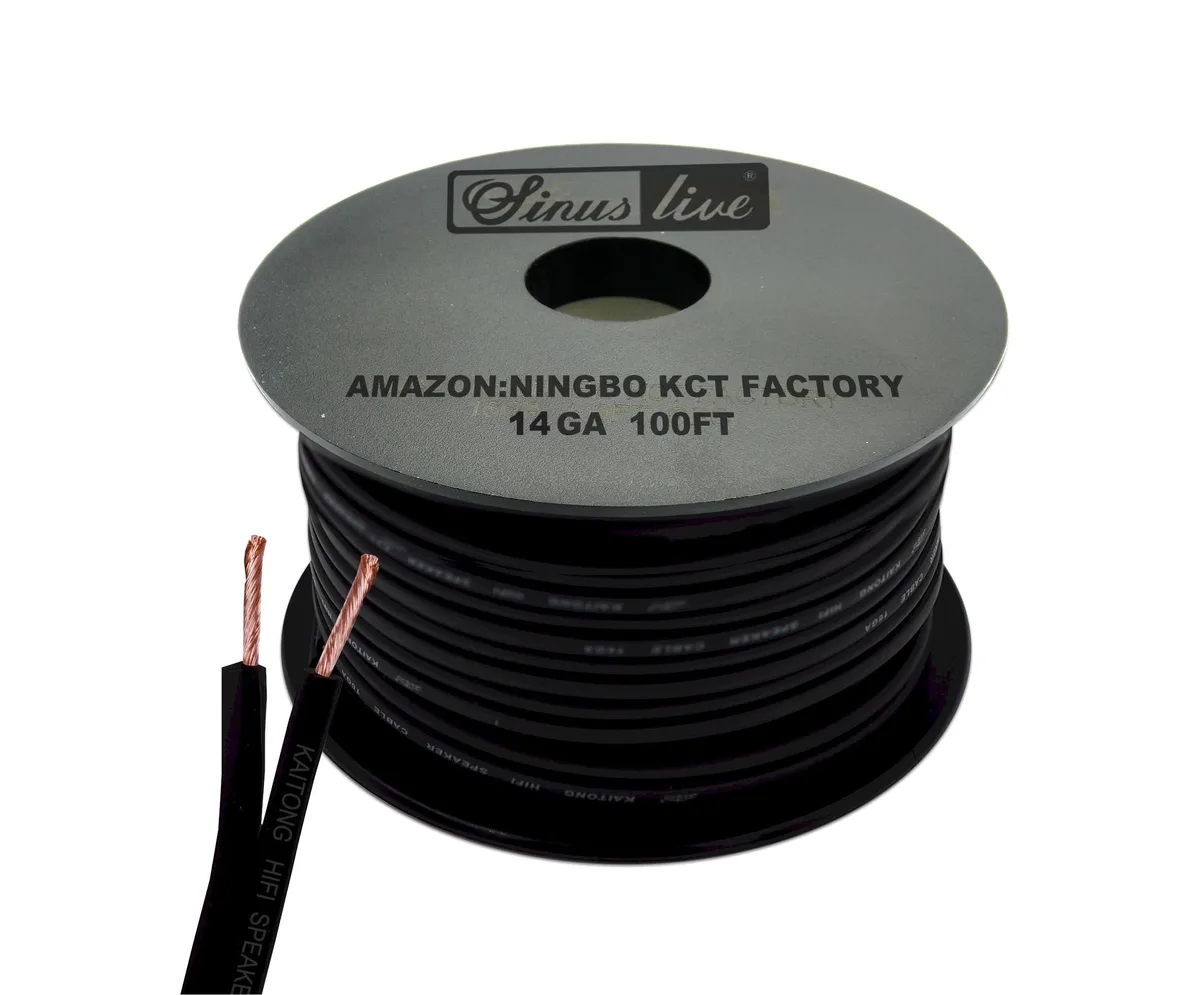  RCA 14-50 14 AWG Speaker Wire Black 50 ft — product photo