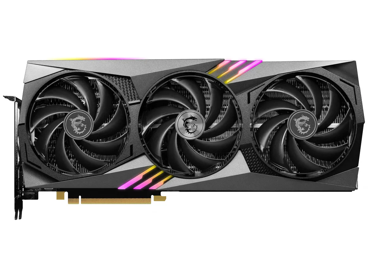 MSI MSI RTX 4060 Ti GAMING X TRIO 8G graphics card — product photo
