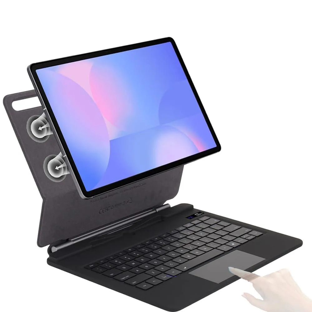 Timoom Timoom Magnetic Backlit Keyboard Trackpad Case 13.1" Galaxy Tab S10 FE Plus 2025 Black US 78 Keys — product photo
