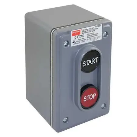 Dayton Dayton 20C801 Push Button Control Station 22 mm 1NO/1NC — product photo