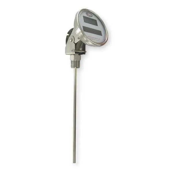 Dwyer Instruments Inc. Dwyer Instruments DBTA3181 Digital Solar-Powered Bimetal Thermometer — product photo