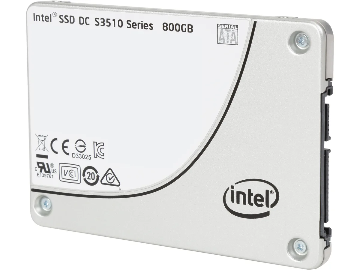 Intel Intel SSDSC2BB800G601 DC S3510 800GB 2.5" SATA enterprise SSD — product photo