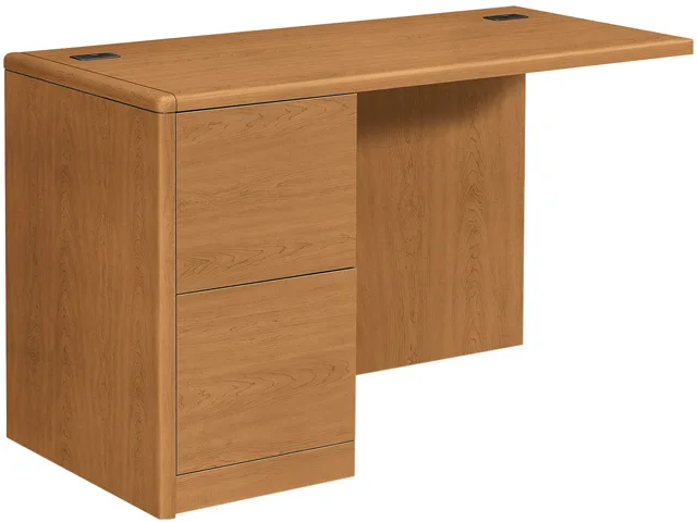 HON HON H10712L.CC 10700 Series Left Pedestal Return 48 x 24 x 29.5 office furniture — product photo