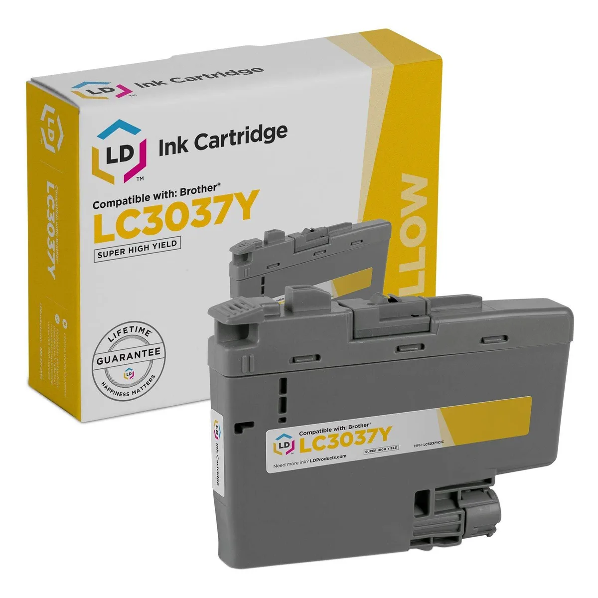 LD Products LD Products Compatible Ink Cartridge Brother LC3037Y Super High Yield Yellow 5000 Pages — product photo