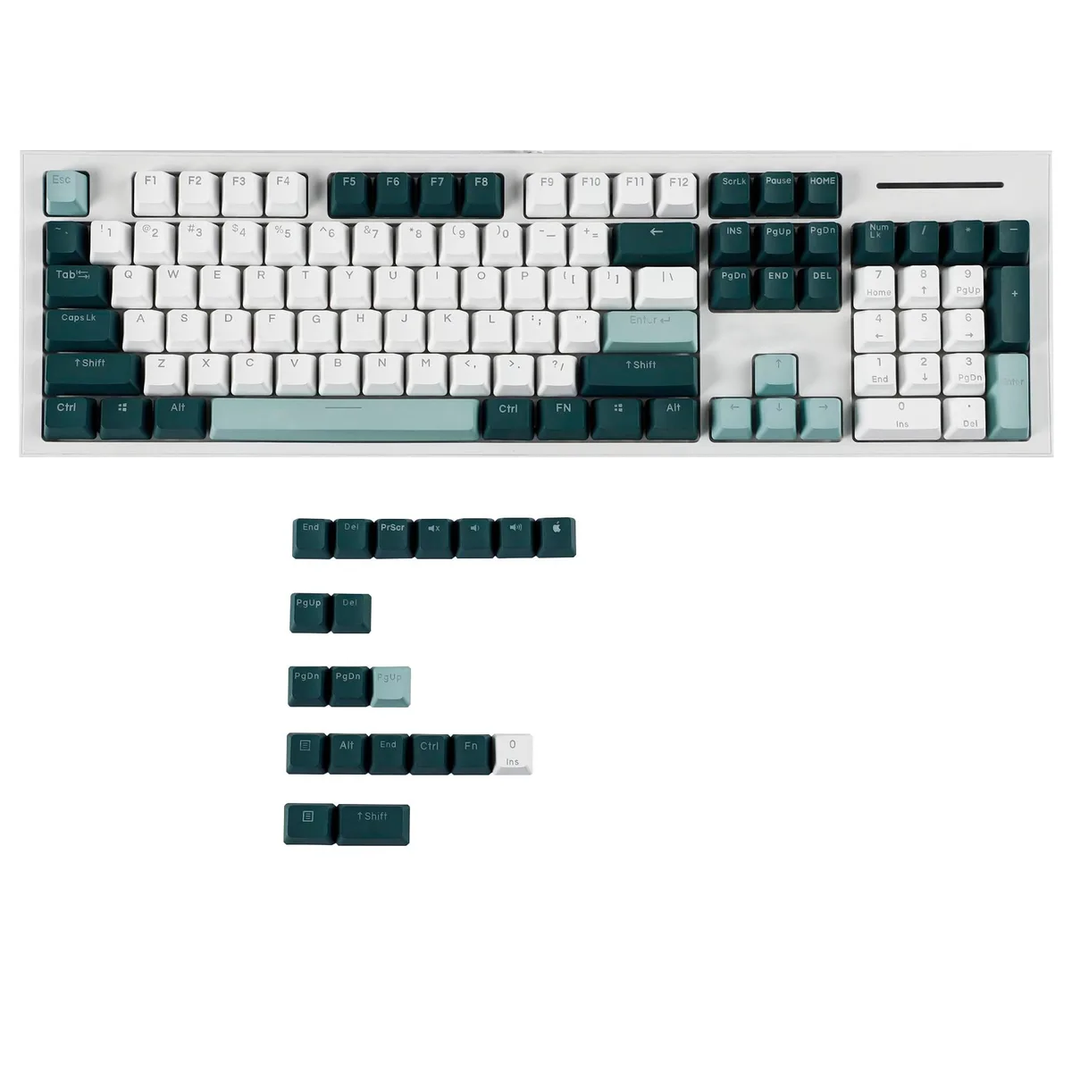 YMDK YMDK Double Shot PBT OEM Keycap Set 124 Key Botanical — product photo