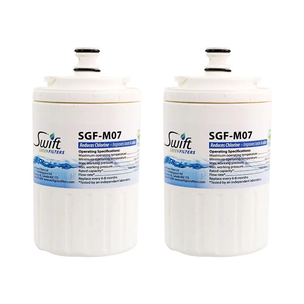 Swift Green Swift Green SGF-M07 water filtration 2-pack 0.5 micron NSF 42 53 — product photo