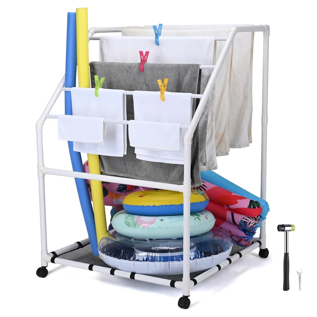 Yescom USA, Inc. Yescom USA, Inc. 06PTR001-7BAR-07 pool accessory 7 bar 4 lockable wheels 2026 — product photo