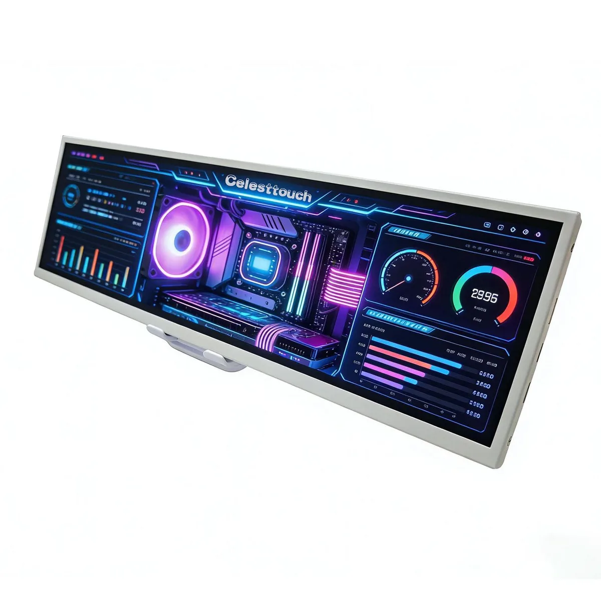 Celesttouch Celesttouch 14.5" 2.5K Touch Bar Portable Monitor White — product photo