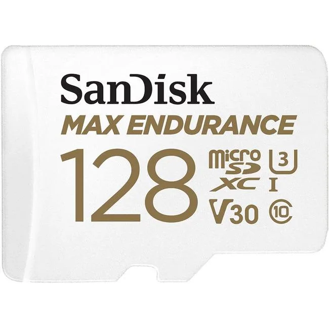 SanDisk SanDisk MAX ENDURANCE 128 GB microSDHC memory card — product photo