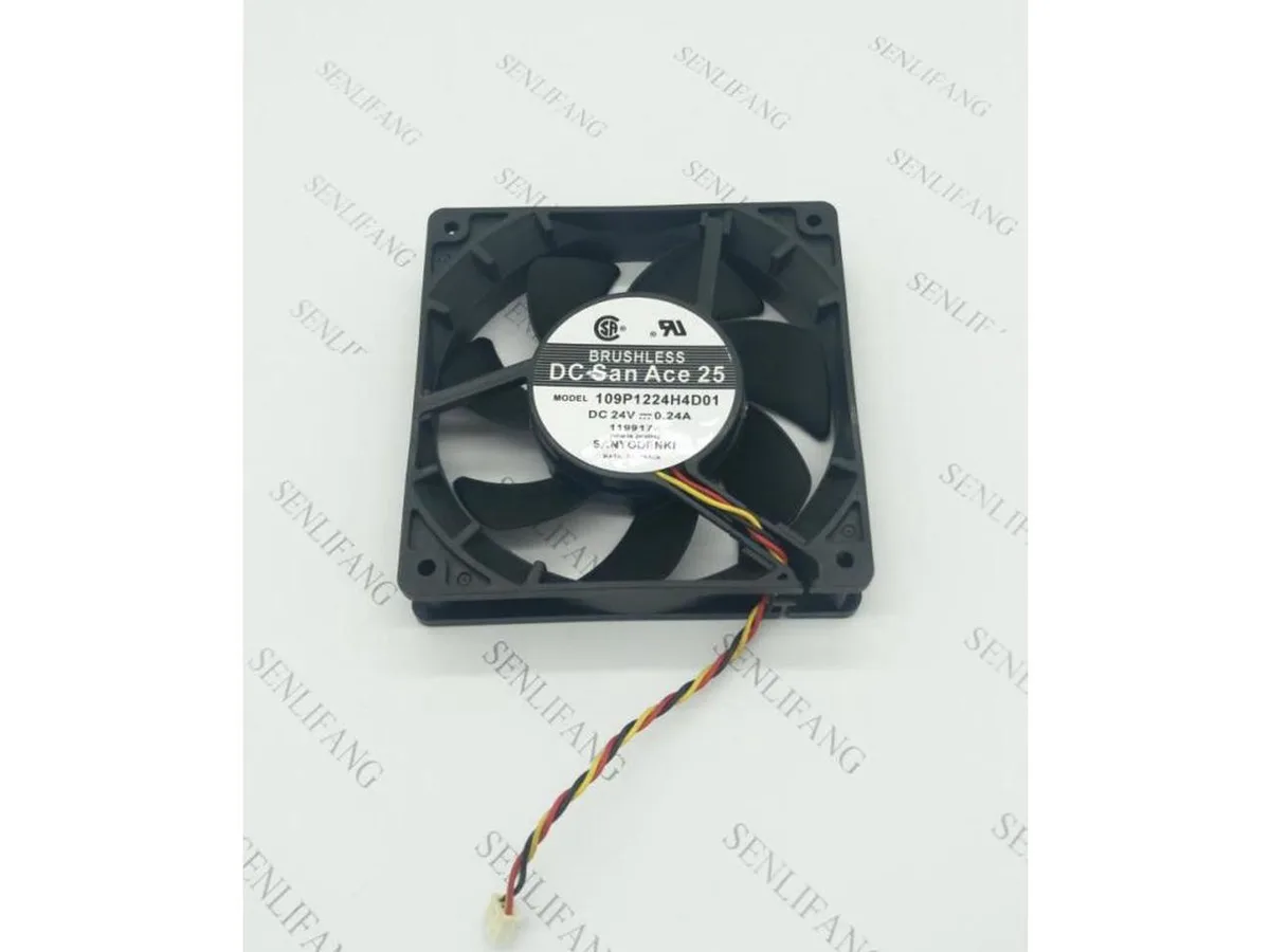 Fans Fans 109P1224H4D01 120mm 24V 0.24A 3-wire case fan — product photo