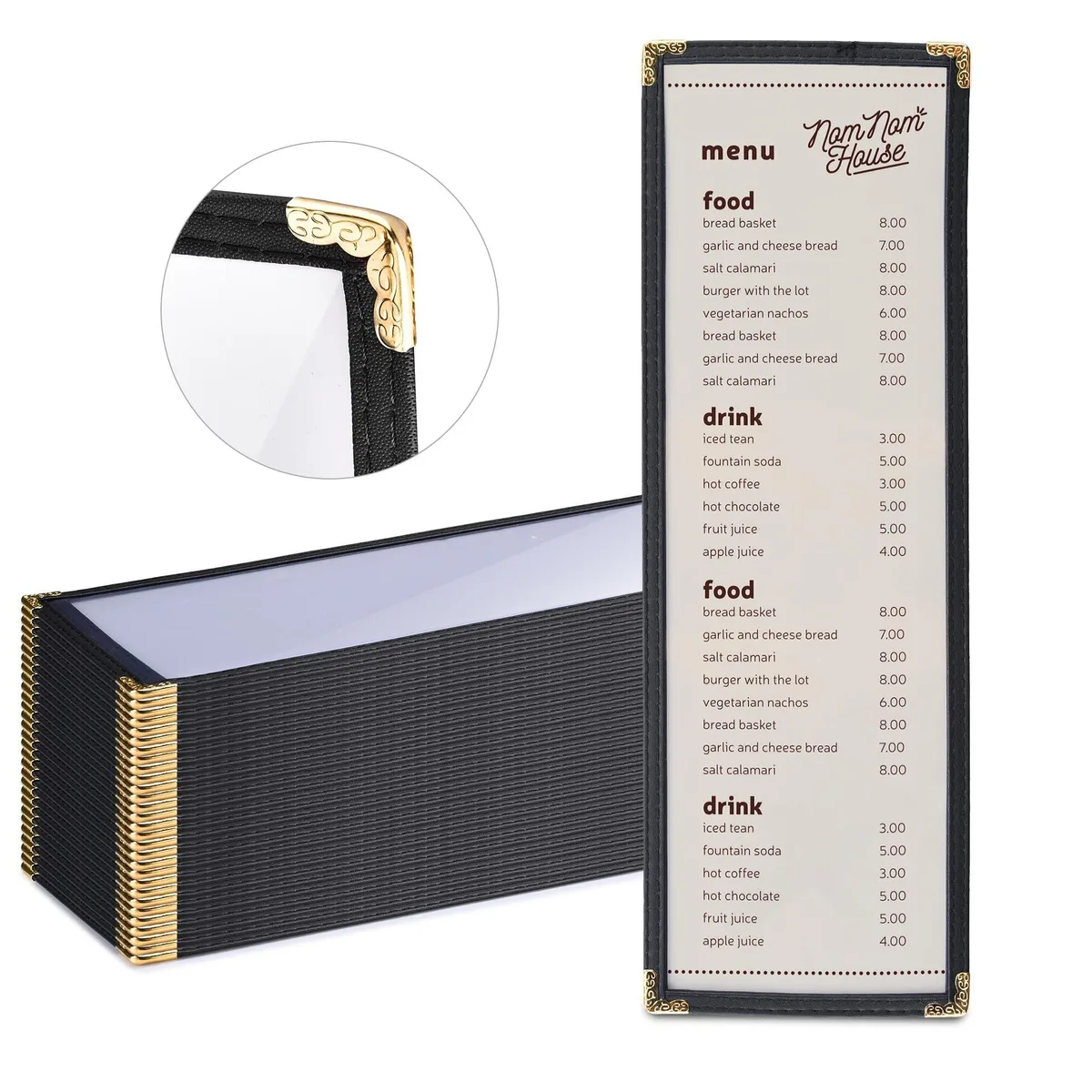 Yescom USA, Inc. Yescom USA, Inc. 26MNC031-414P1-06-30 30 Pcs 4.25 x 14" Menu Cover Accessory — product photo