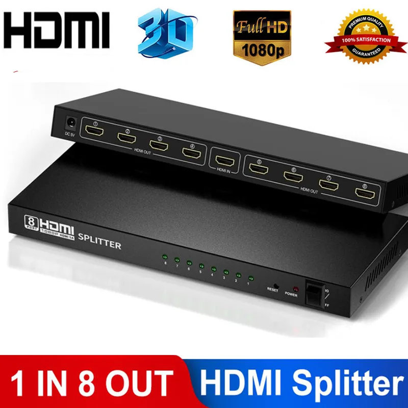 Jansicotek Jansicotek HDMI Splitter 1x8 1440p 2.25Gbps — product photo