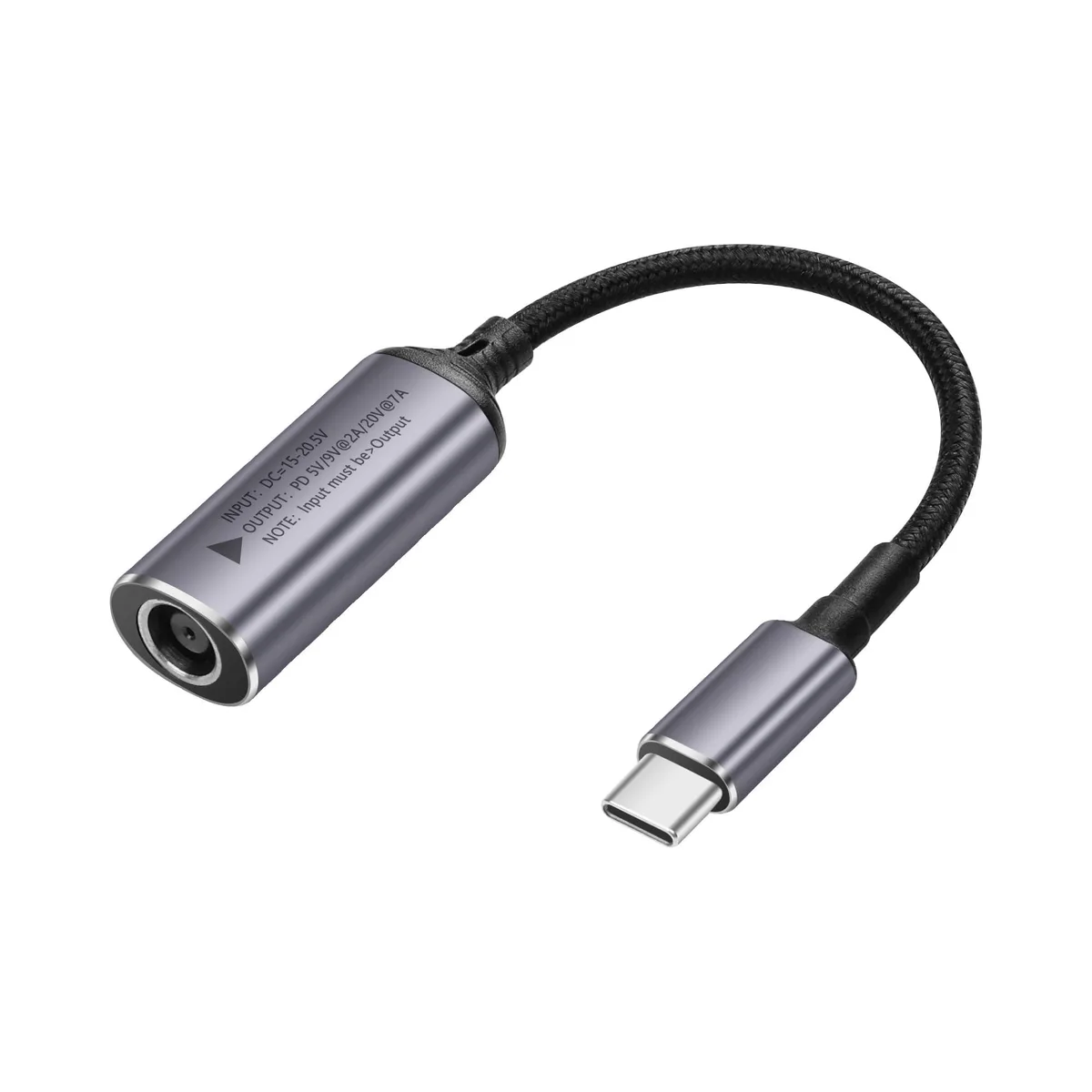 BUCIER BUCIER PD 140W DC7909 to USB C Cable 7.9mm x 0.9mm Female to Type C Male 17.4cm — product photo