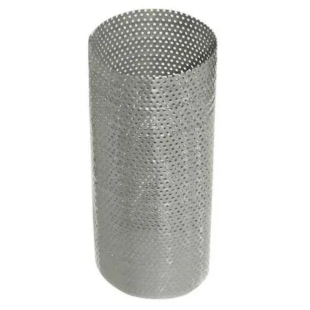 Zoro Select Zoro Select 20H633 Perforated Strainer Screen 0.0625 in 1.78 in 304 Stainless Steel — product photo