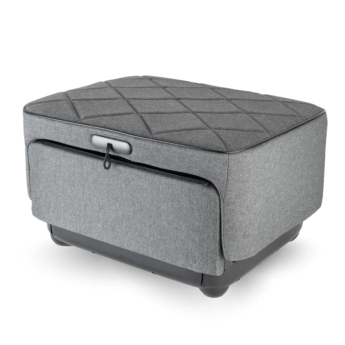 Carepeutic Carepeutic Foldable Ottoman Shiatsu Foot and Leg Massager Gray Fabric — product photo