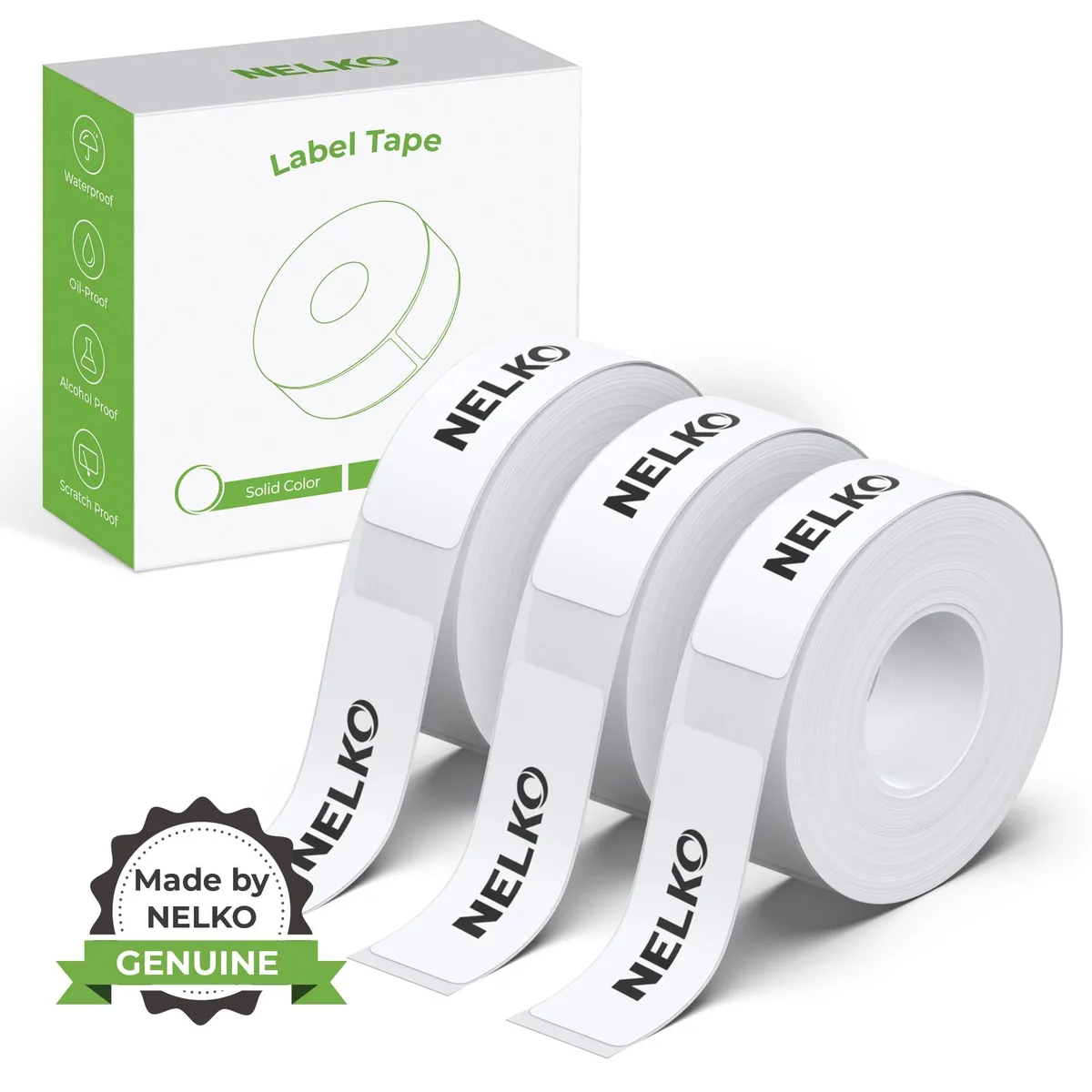  HP P21 Label Tape 14x40mm White 180 Labels 3 Rolls — product photo