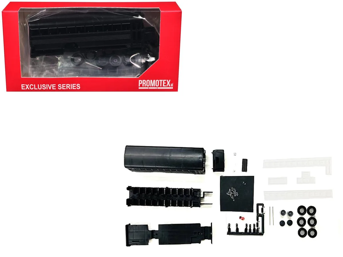 Promotex Promotex School Bus 1/87 HO Plastic Model Kit 4.5 in — product photo