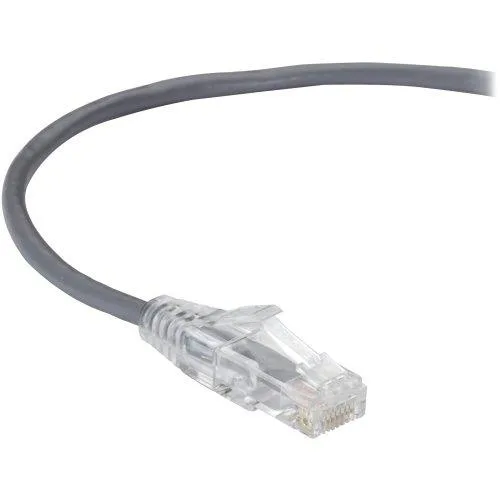 Black Box Corporation Black Box Corporation C6APC28-GY-10 Cat6A network ethernet cable 10 ft gray 28-AWG — product photo