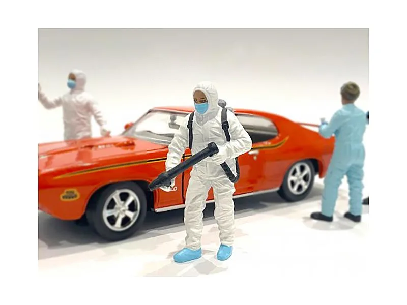 American Diorama American Diorama Hazmat Crew Figurine I 1/18 Scale Vehicle 76267 — product photo