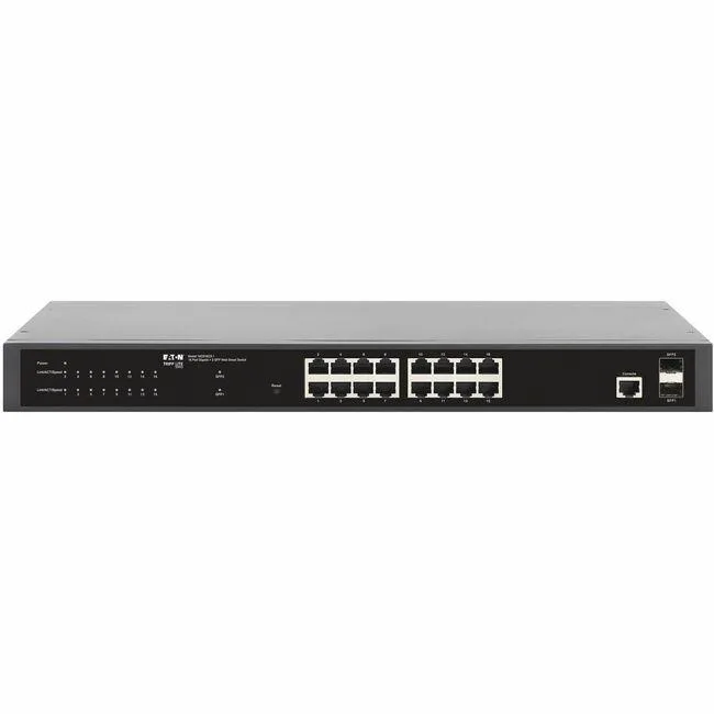 Tripp Lite Tripp Lite NGS16C2-1 16-port Gigabit network switch 2 SFP 220W PoE — product photo