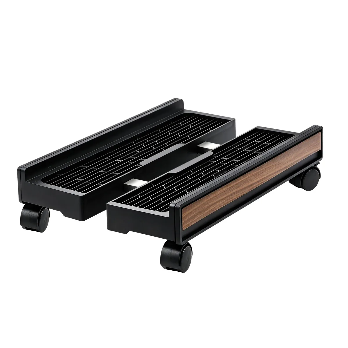 PC Tower Stand with Wheels Adjustable Rolling Computer Cart — product photo
