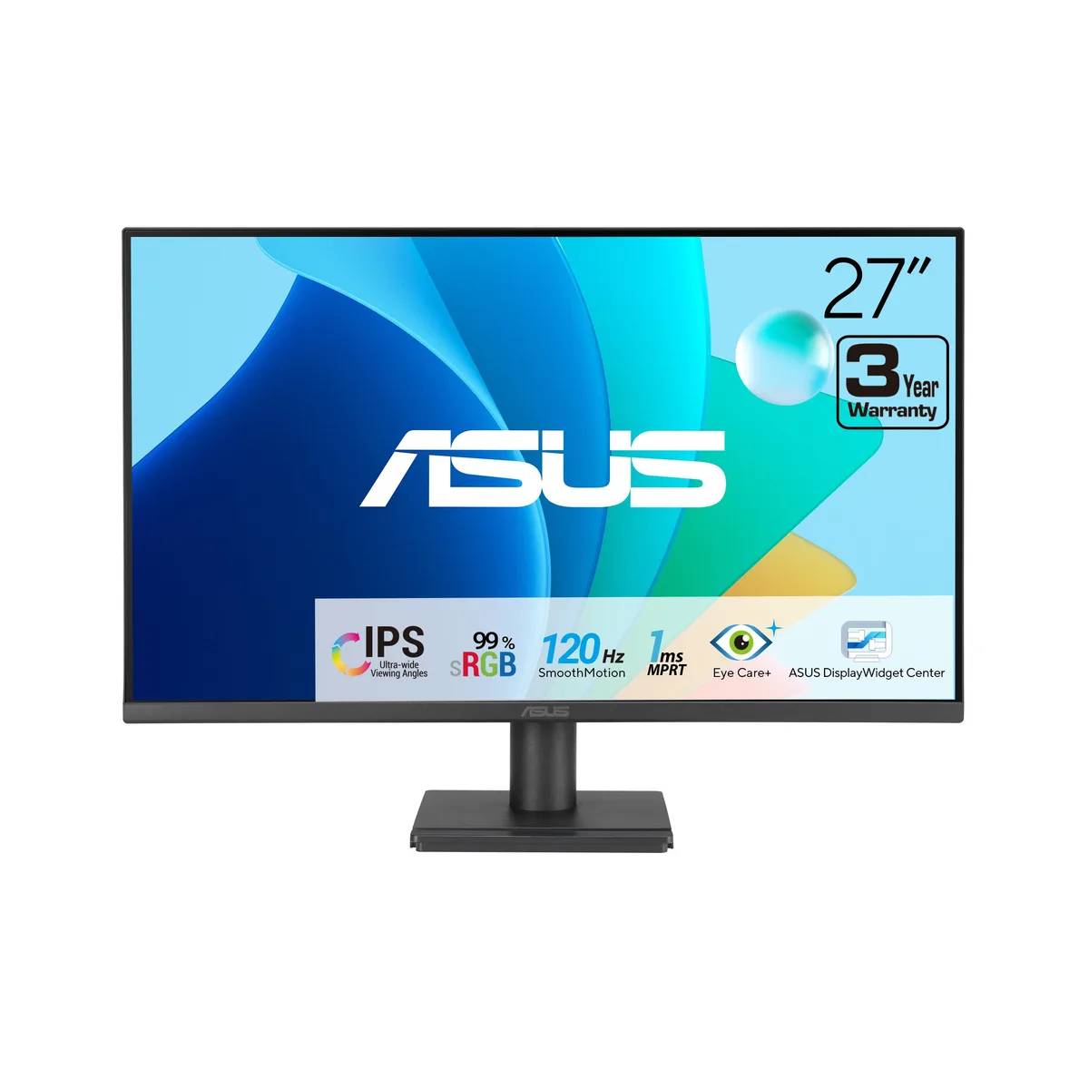 ASUS ASUS 90LM04J1-B023B1 VA279HG 27" 120Hz IPS gaming monitor — product photo
