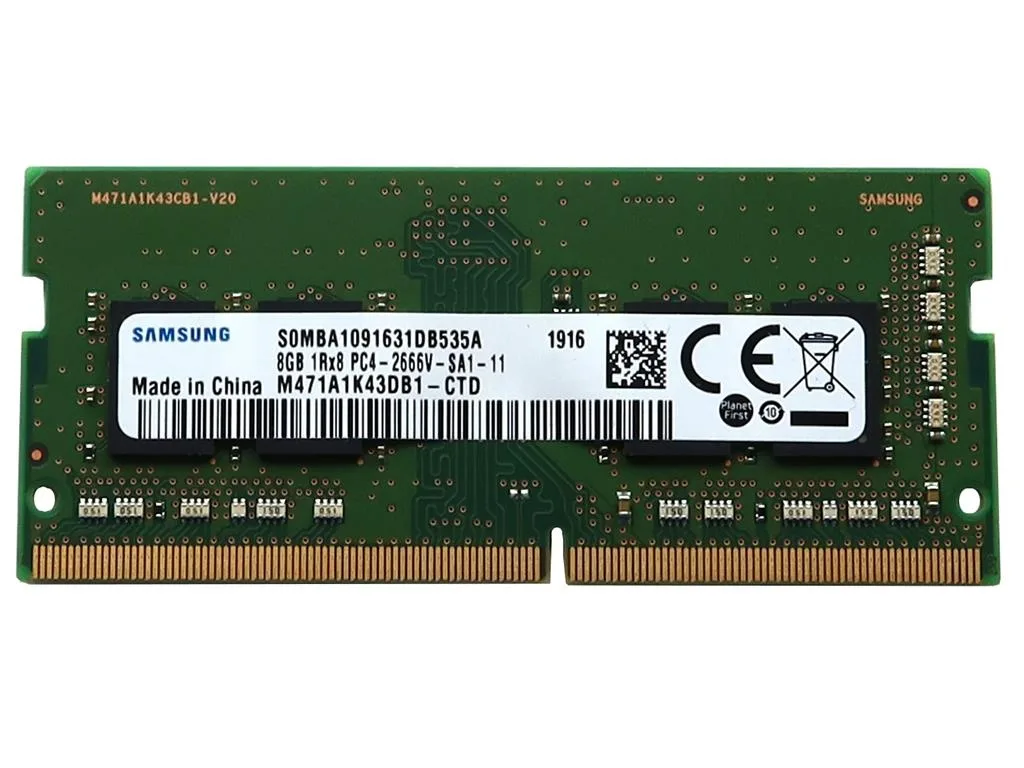 SAMSUNG SAMSUNG M471A1K43DB1-CTD_UA 8GB DDR4 2666 SO-DIMM laptop RAM — product photo