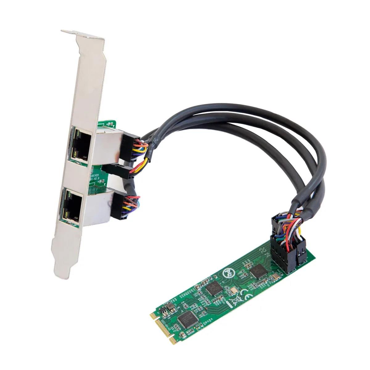 Vszerda Vszerda Dual 2.5 Gigabit M.2 M+B Key Ethernet Network Card — product photo