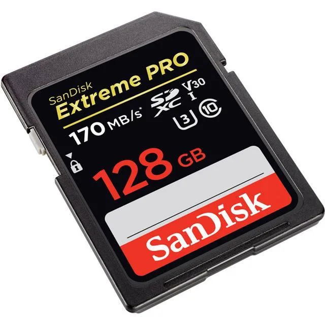 SanDisk SanDisk 128GB Extreme PRO UHS-I SDXC Memory Card — product photo