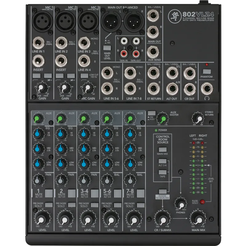 Mackie Mackie 802-VLZ4 8-Channel Ultra-Compact Mixer — product photo