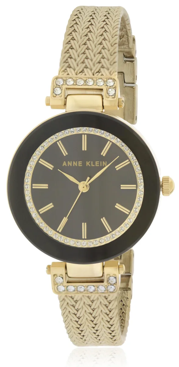Anne Klein Anne Klein Gold-Tone Ladies Watch Black Dial 30 mm — product photo