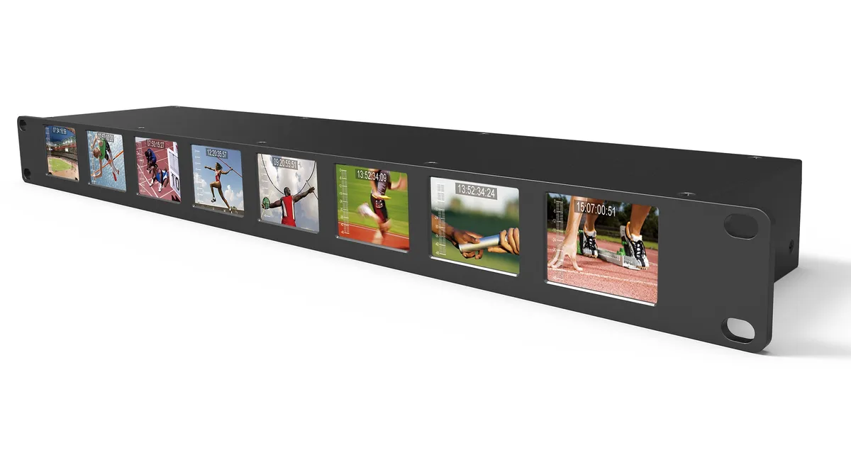 Lilliput Lilliput RM-0208S 8×2" 1RU Rackmount Studio Monitor — product photo
