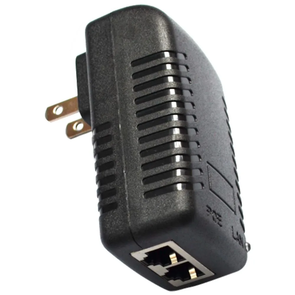 JacobsParts Inc. JacobsParts POEINJ-C 48V .5A 24W Passive PoE Injector power adapter — product photo