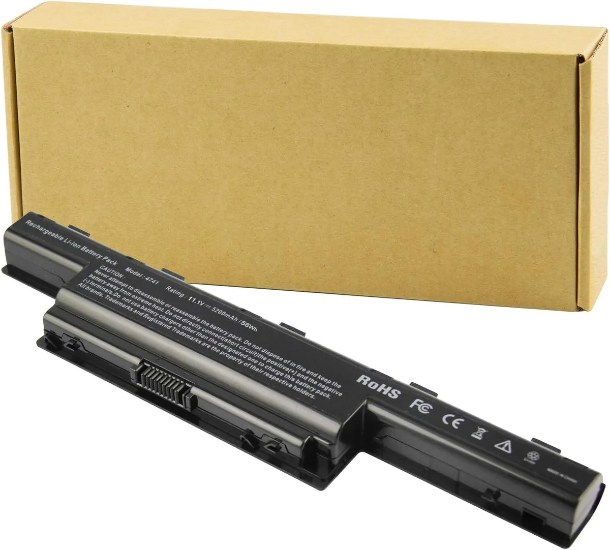 PISKEKAT PISKEKAT 6-cell 5200mAh 11.1V laptop battery for Acer Aspire V3 E1 5750 5741 Gateway NV55C NV59C — product photo