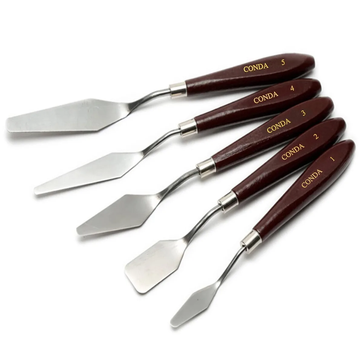  Avery 5-Rot Palette Knife Set Red 5 Piece — product photo