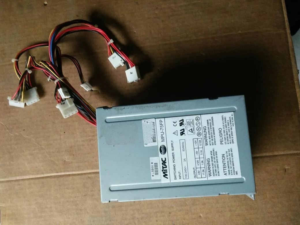 KHACHIMO KHACHIMO MITAC MPU-75FP AT Industrial Power Supply 75W 80 PLUS Gold L8044 — product photo