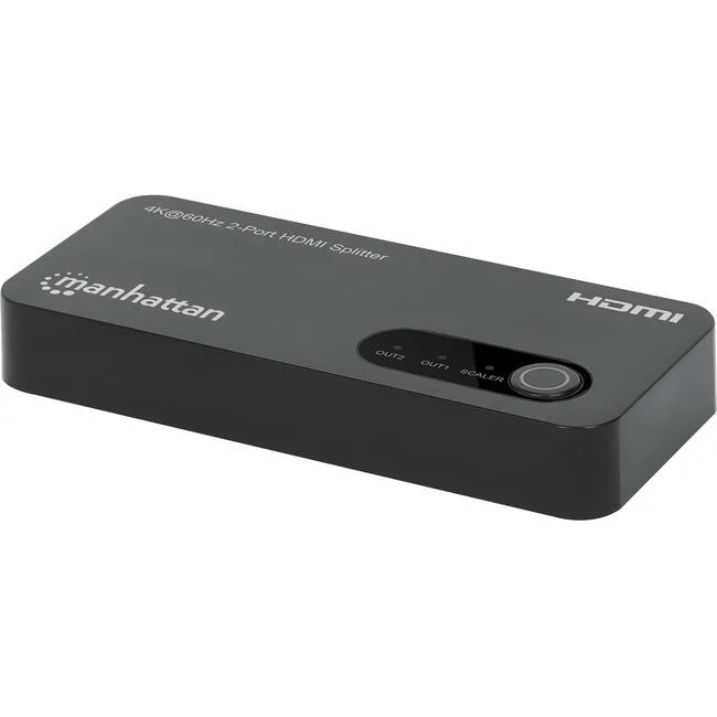 MANHATTAN MANHATTAN 207614 4K@60Hz 2-Port HDMI Splitter with Downscaling — product photo