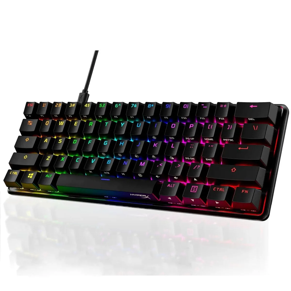 HyperX HyperX Alloy Origins 60 Mechanical Gaming Keyboard 60% Fire Linear Switches 61 Keys — product photo
