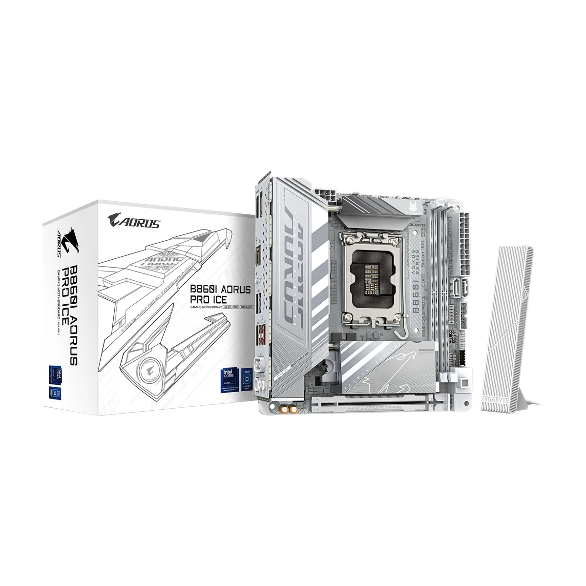 GIGABYTE GIGABYTE B860I AORUS PRO ICE Intel motherboard — product photo