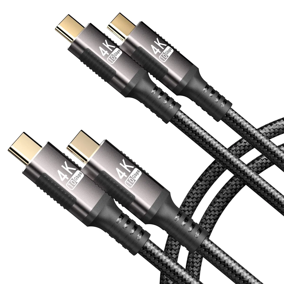 Vszerda Vszerda USB-C to USB-C Cable 3.3ft 2 Pack 10Gbps 100W Thunderbolt 3 — product photo