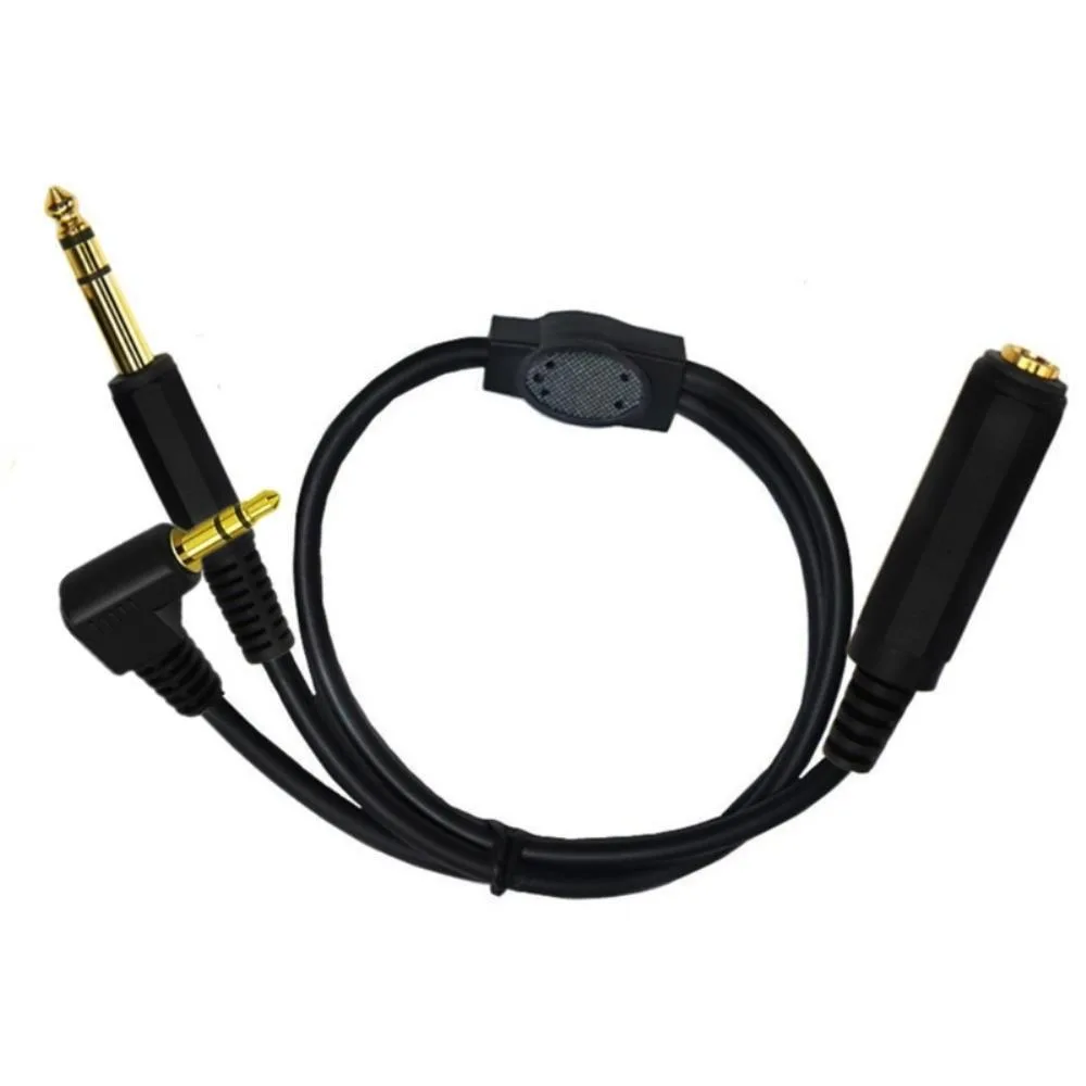 Ruth's sister Ruth's sister 6.35mm to 3.5mm 90° right-angle internal power cable — product photo