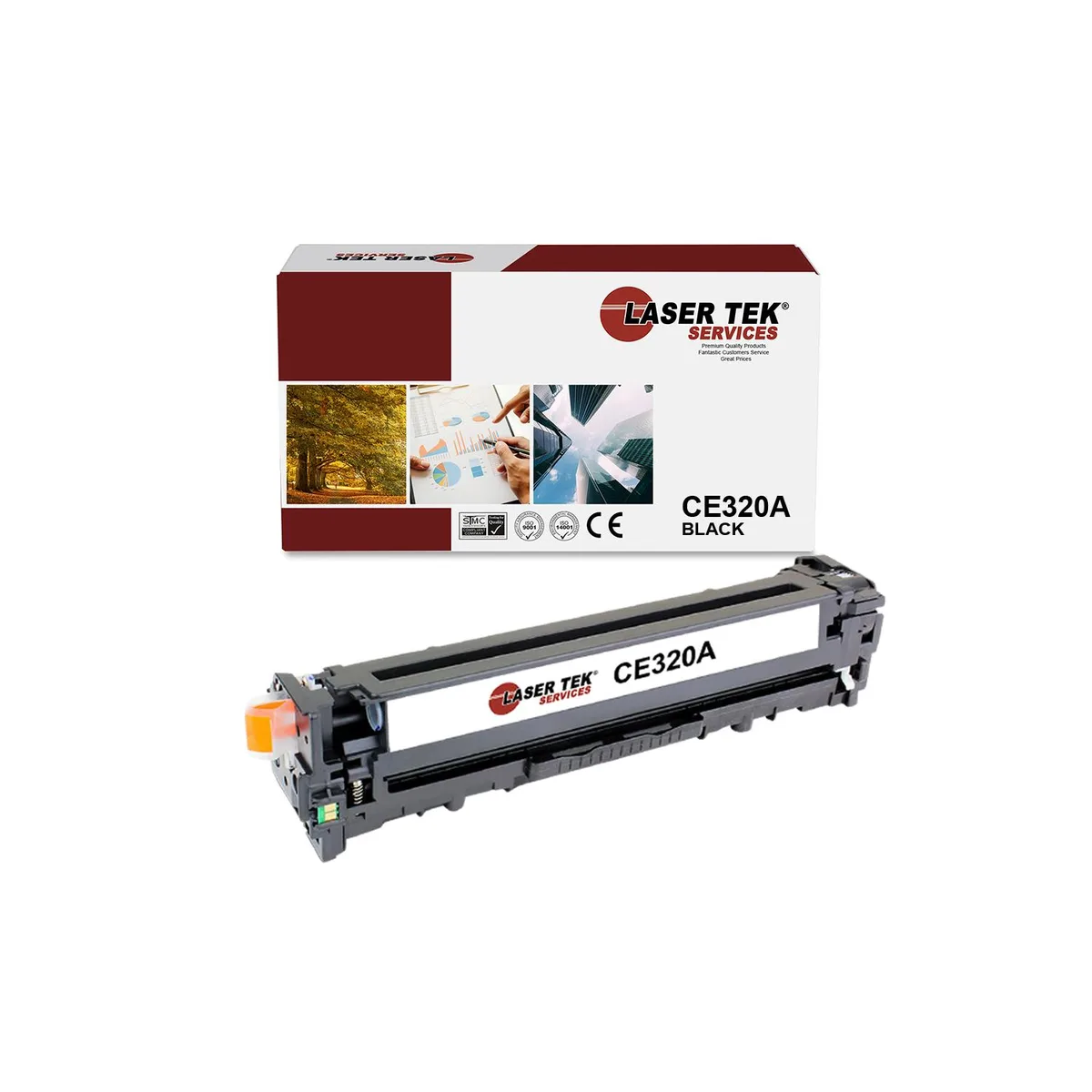 Laser Tek Services Laser Tek Services 128A Black Toner Cartridge CE320A 2000 pages — product photo