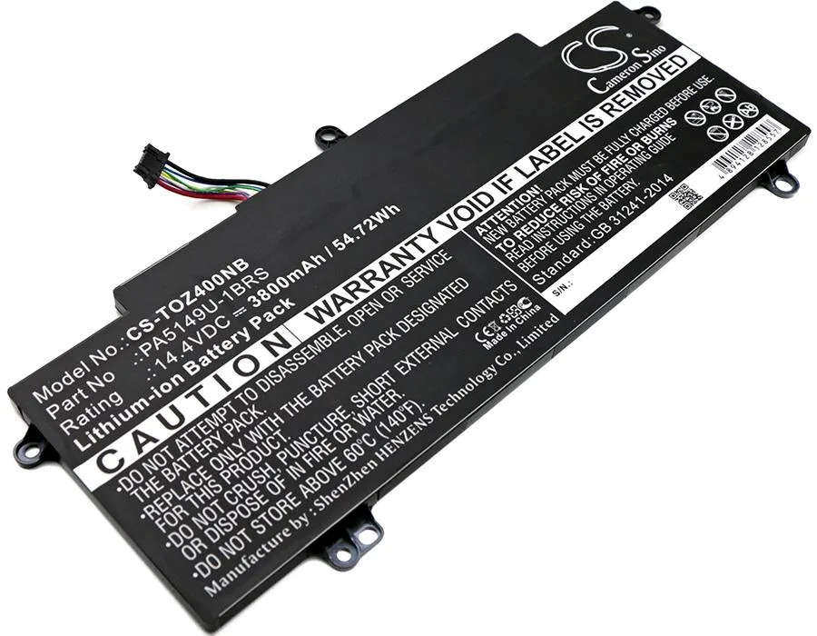 Cameron &amp; Co Cameron &amp; Co DS-CS-TOZ400NB laptop battery 3.8 Ah black — product photo